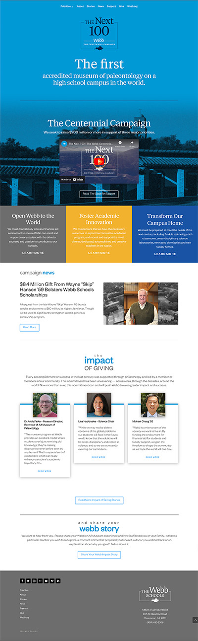 website design, fundraising campaigns, nonprofits, education
